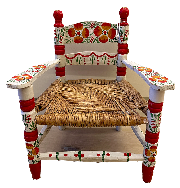 Handpainted Alpine Childrens Chair