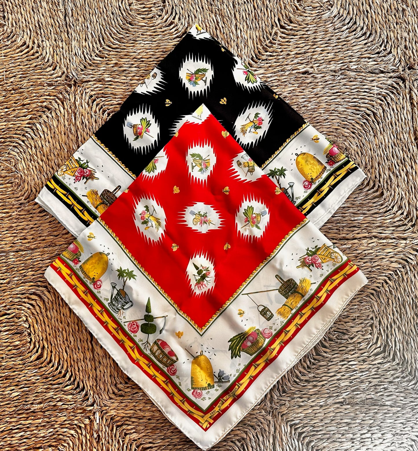 Pierre Deux Silk Twill Scarves