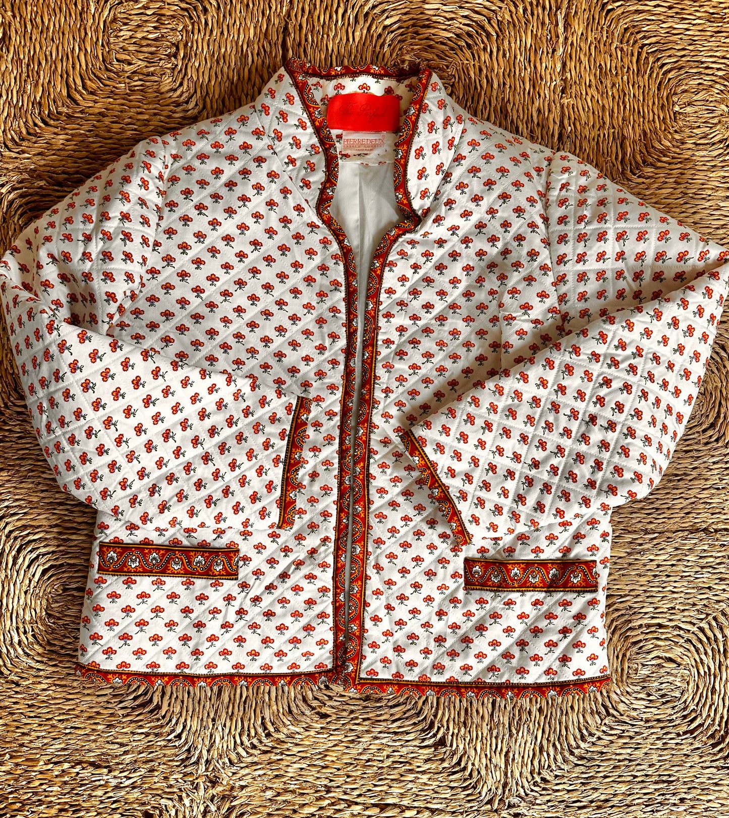 Pierre Deux Quilted Bolero Jacket