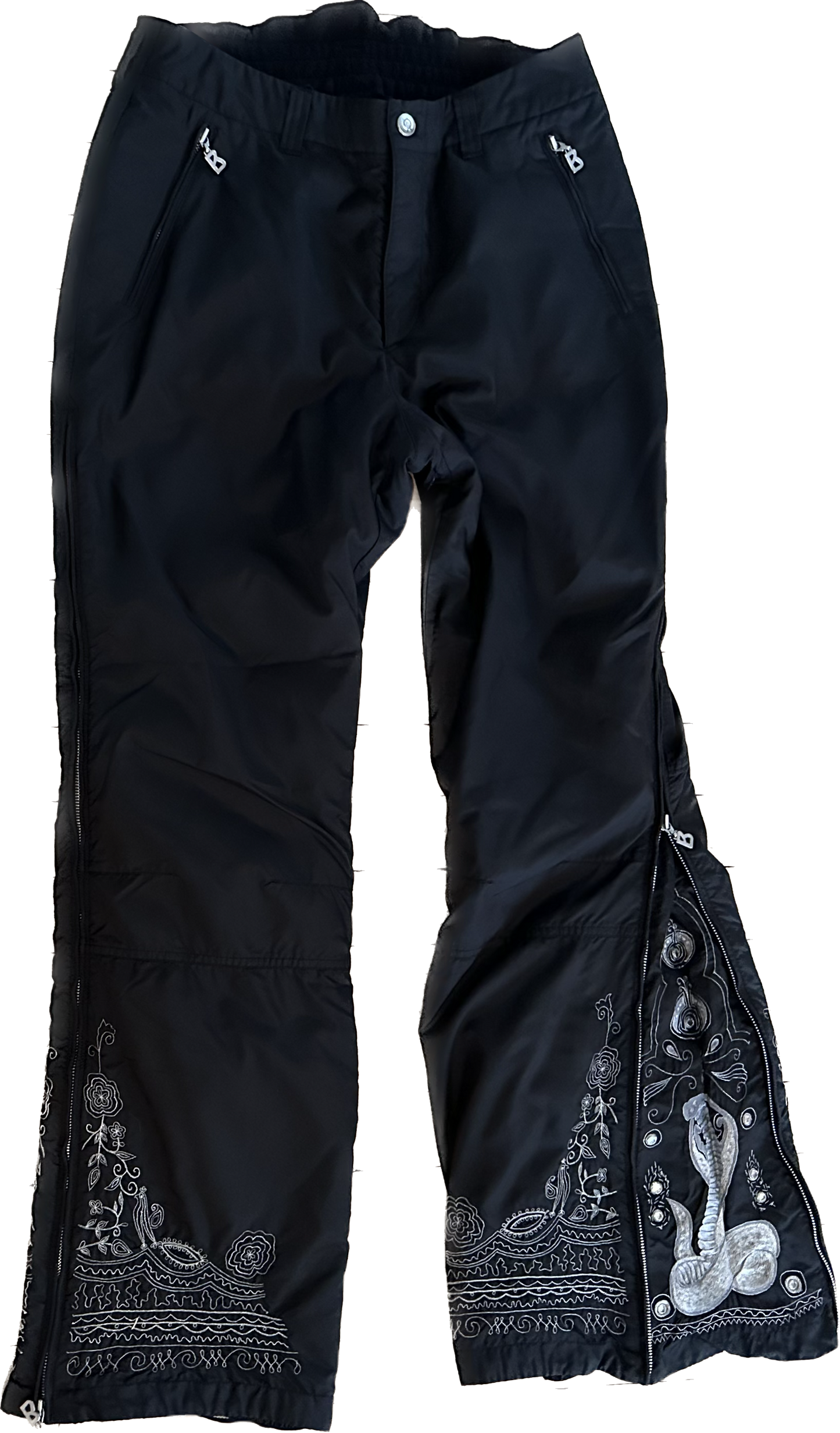 Vintage Bogner Embroidered Cobra Ski Pants