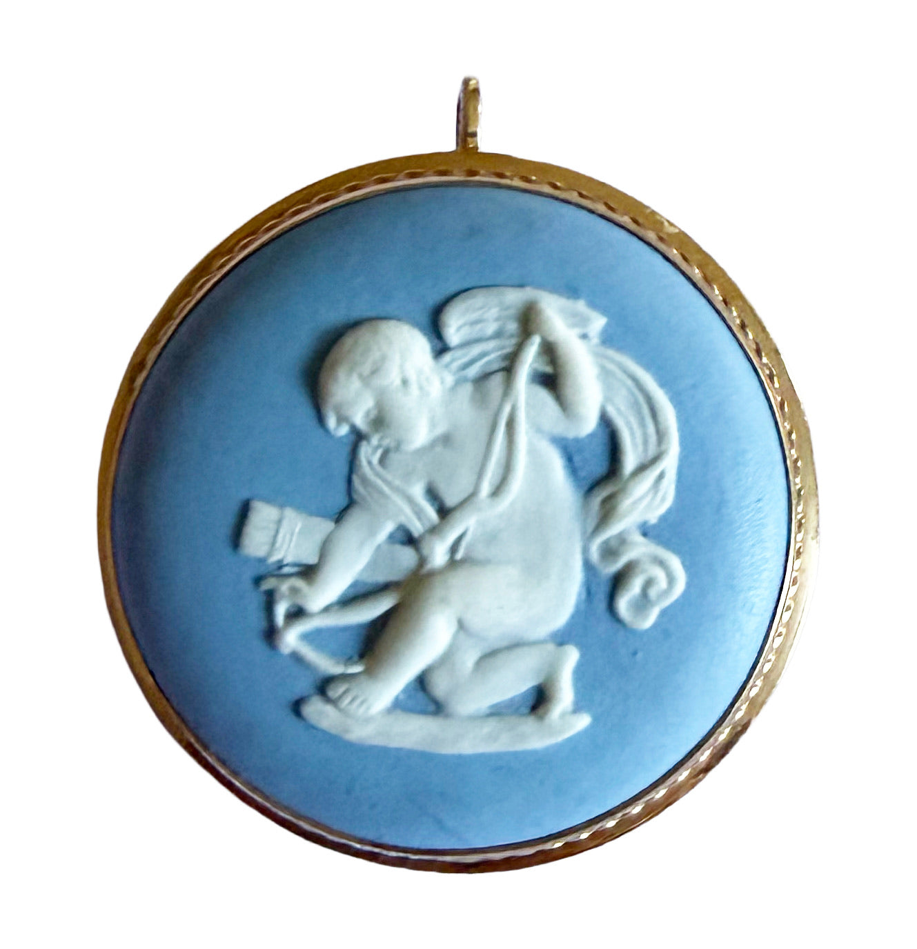 Circular Wedgewood Charm Necklace