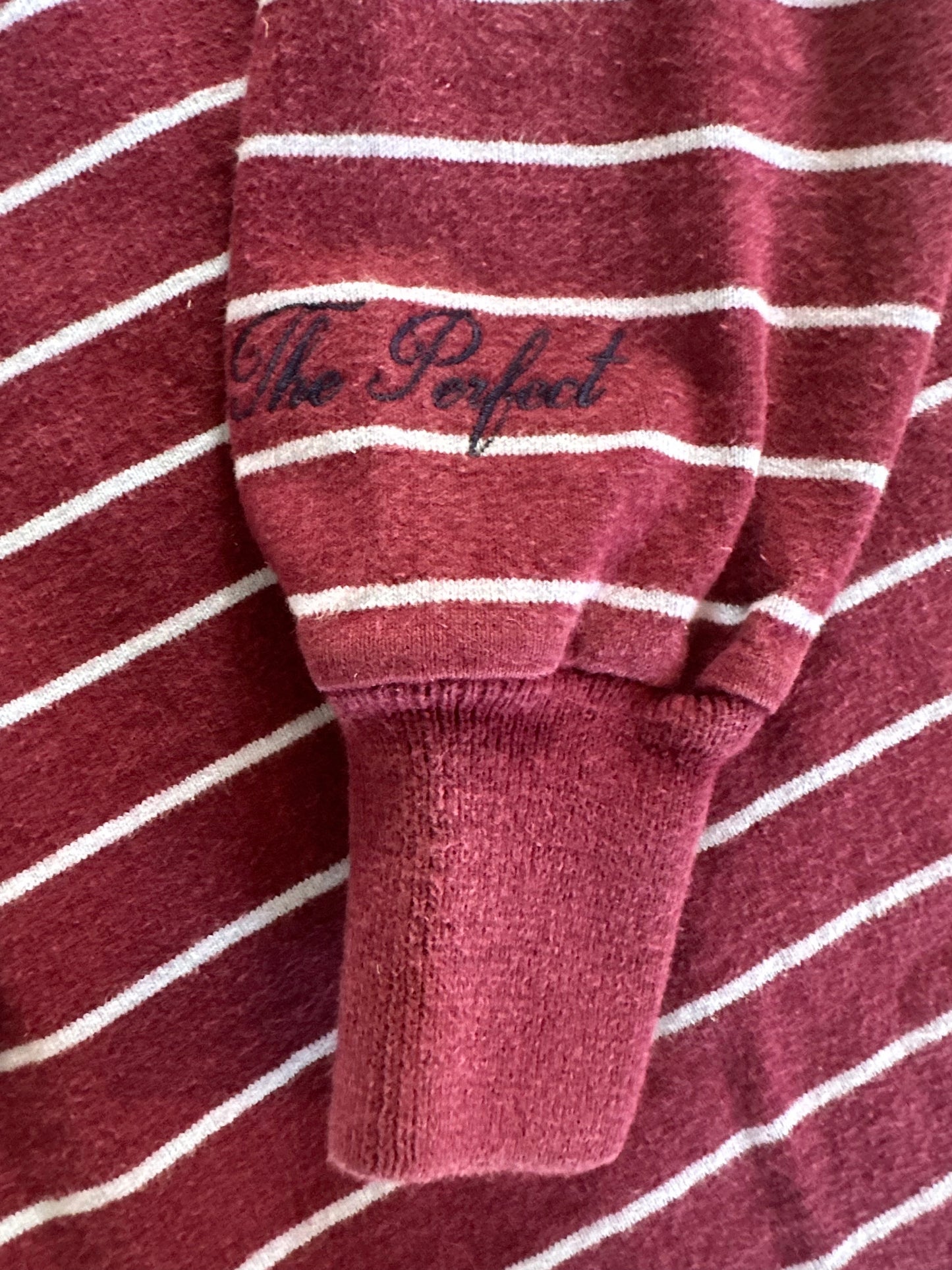 The Perfect Vintage Burgundy Rugby Shirt