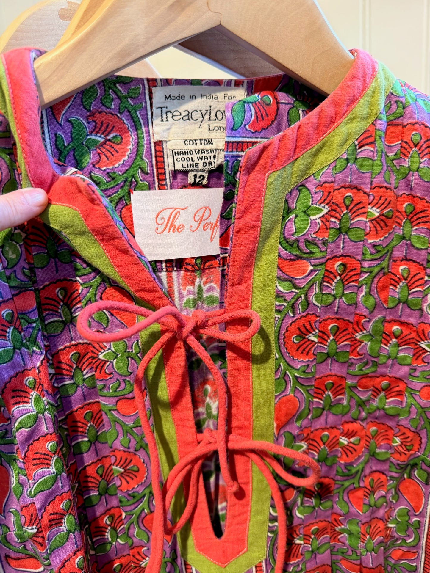 70s Tracey Lowe Violet Caftan