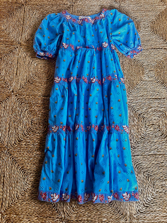 Pierre Deux Tiered Midi Dress