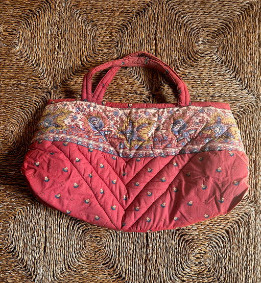 Pierre Deux Quilted Grand Voyage Tote