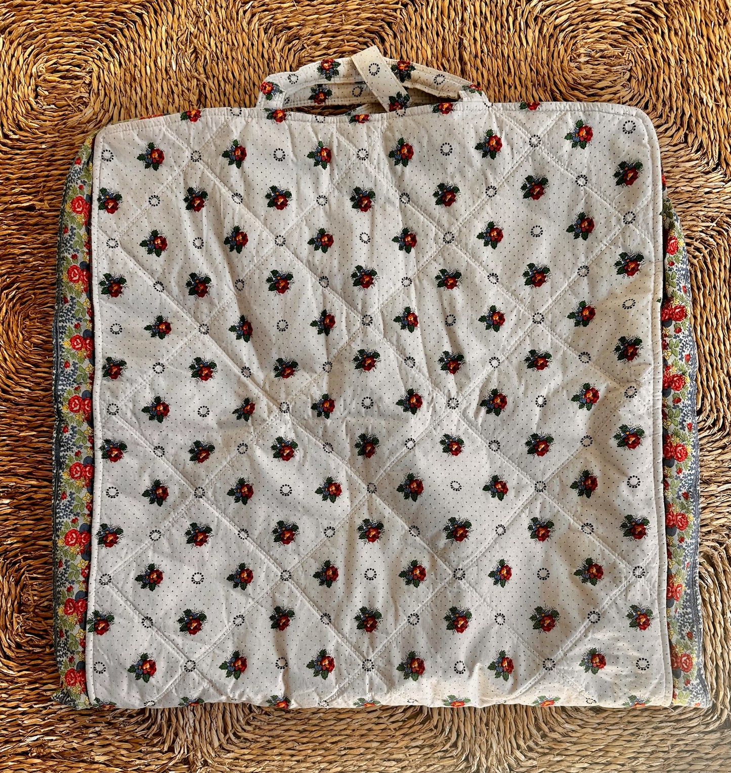 Pierre Deux Quilted Garment Bag