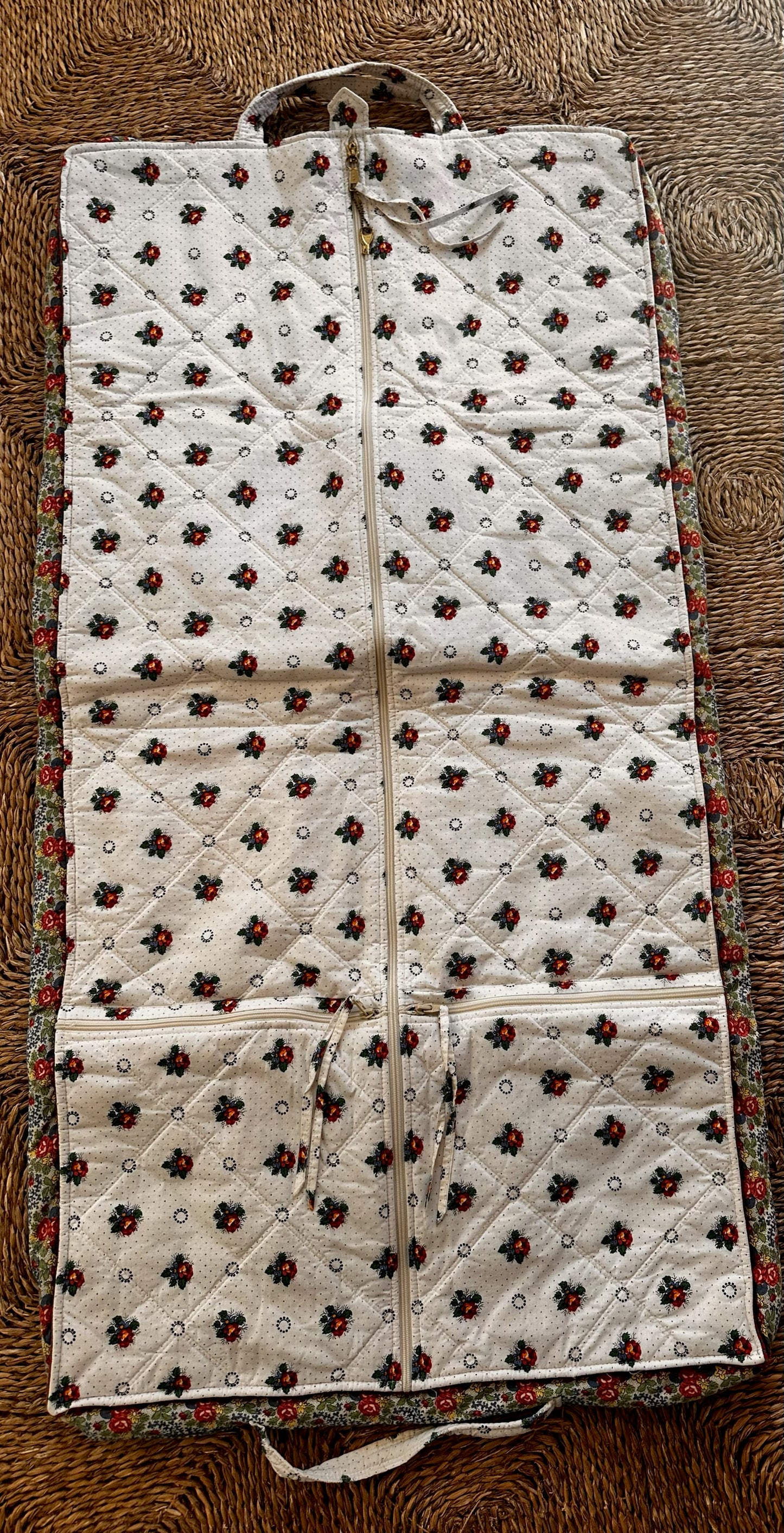 Pierre Deux Quilted Garment Bag