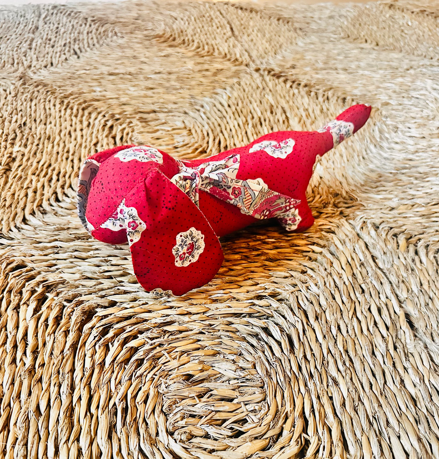 Pierre Deux Handmade Stuffed Daschunds