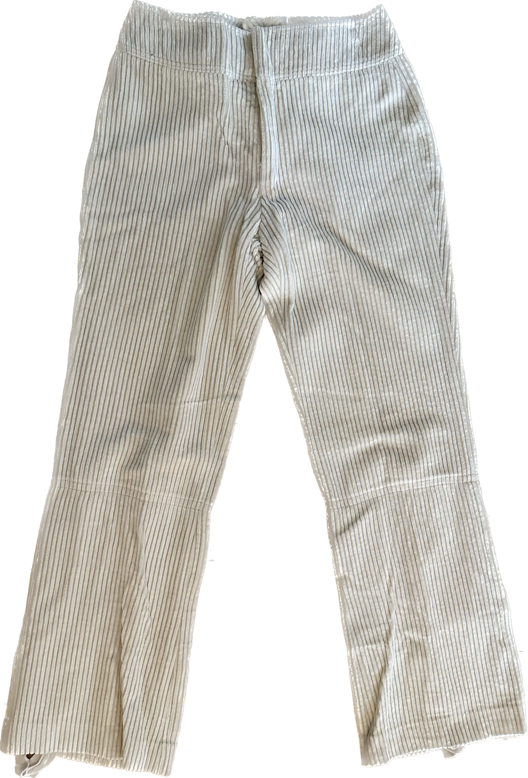 Vintage Bogner Ivory Wide Wale Cord Bootcut Stirrup Pants
