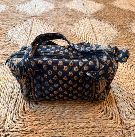 Pierre Deux Charcoal Petite Voyage Bag