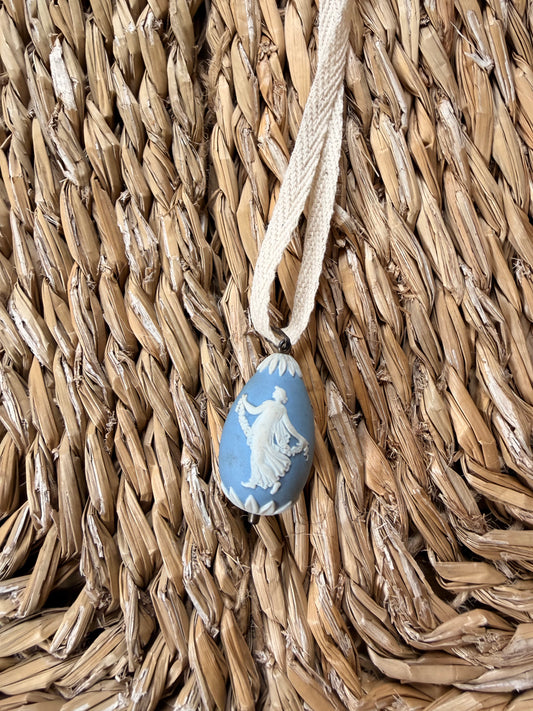 Teardrop Wedgewood Charm Necklace