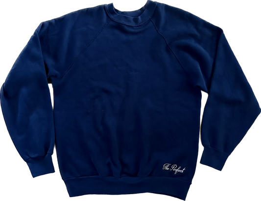 The Perfect Vintage Navy Sweatshirt