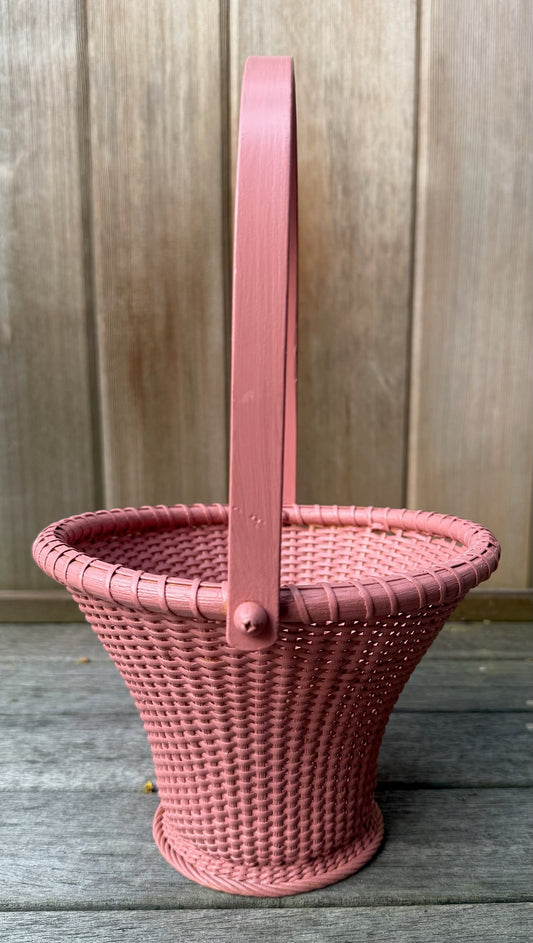 The Perfect Painted  Nantucket Red Lightship Bell Basket