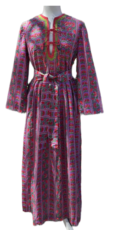 70s Tracey Lowe Violet Caftan