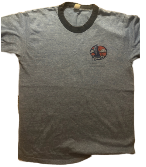 90s Nantucket Sailboat Ringer Tee