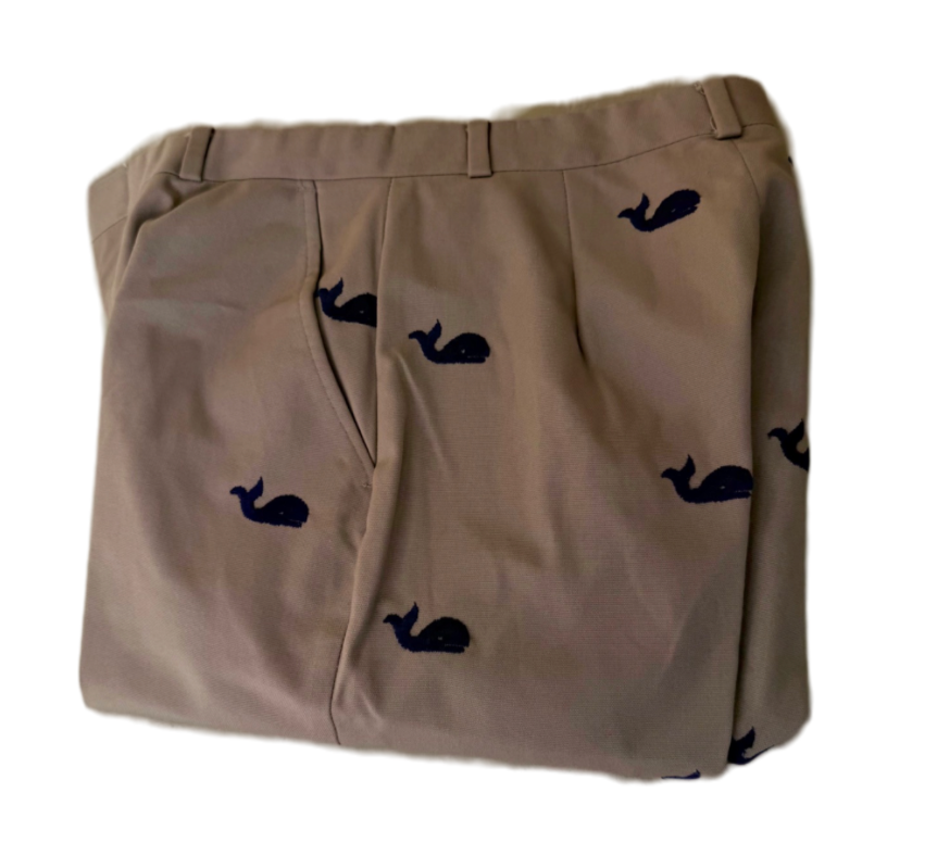 Vintage Khaki and Navy Whale Pants