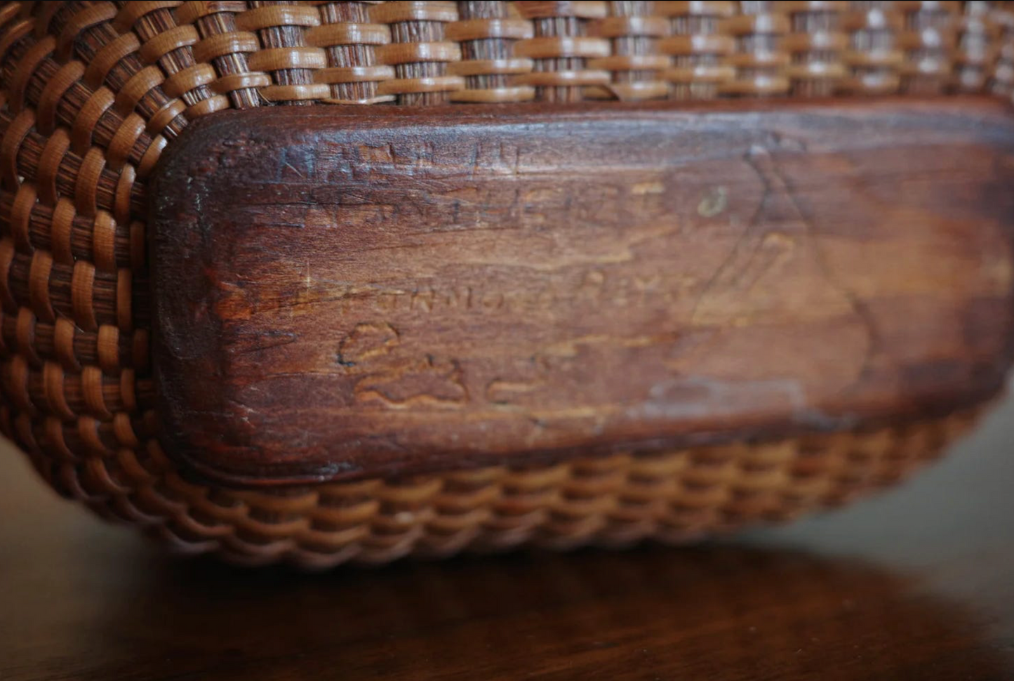 Antique José Formoso Reyes Nantucket Lightship Basket