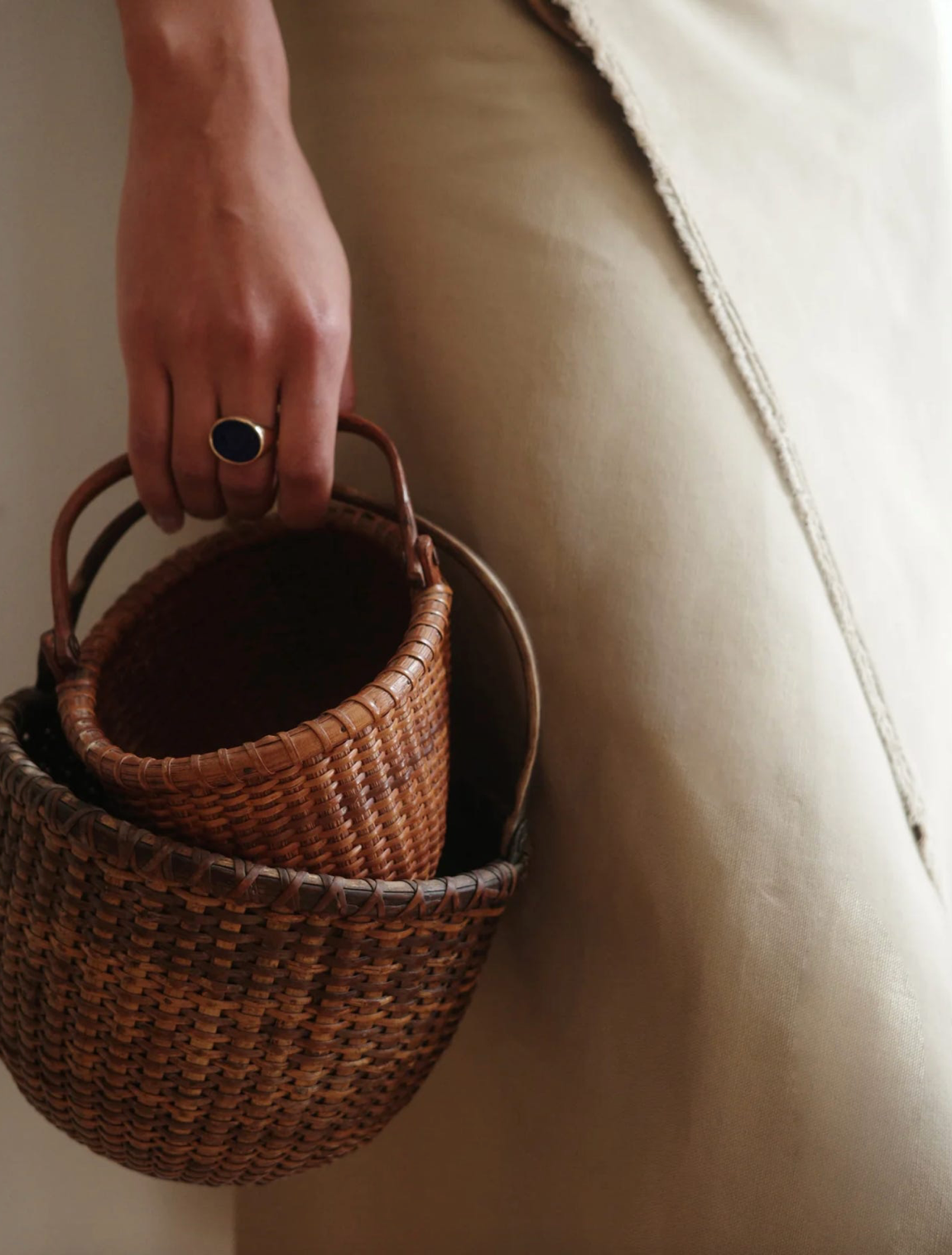 Antique José Formoso Reyes Nantucket Lightship Basket