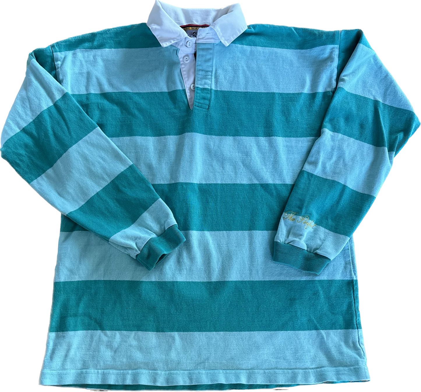 The Perfect Vintage Mint Green Rugby Shirt