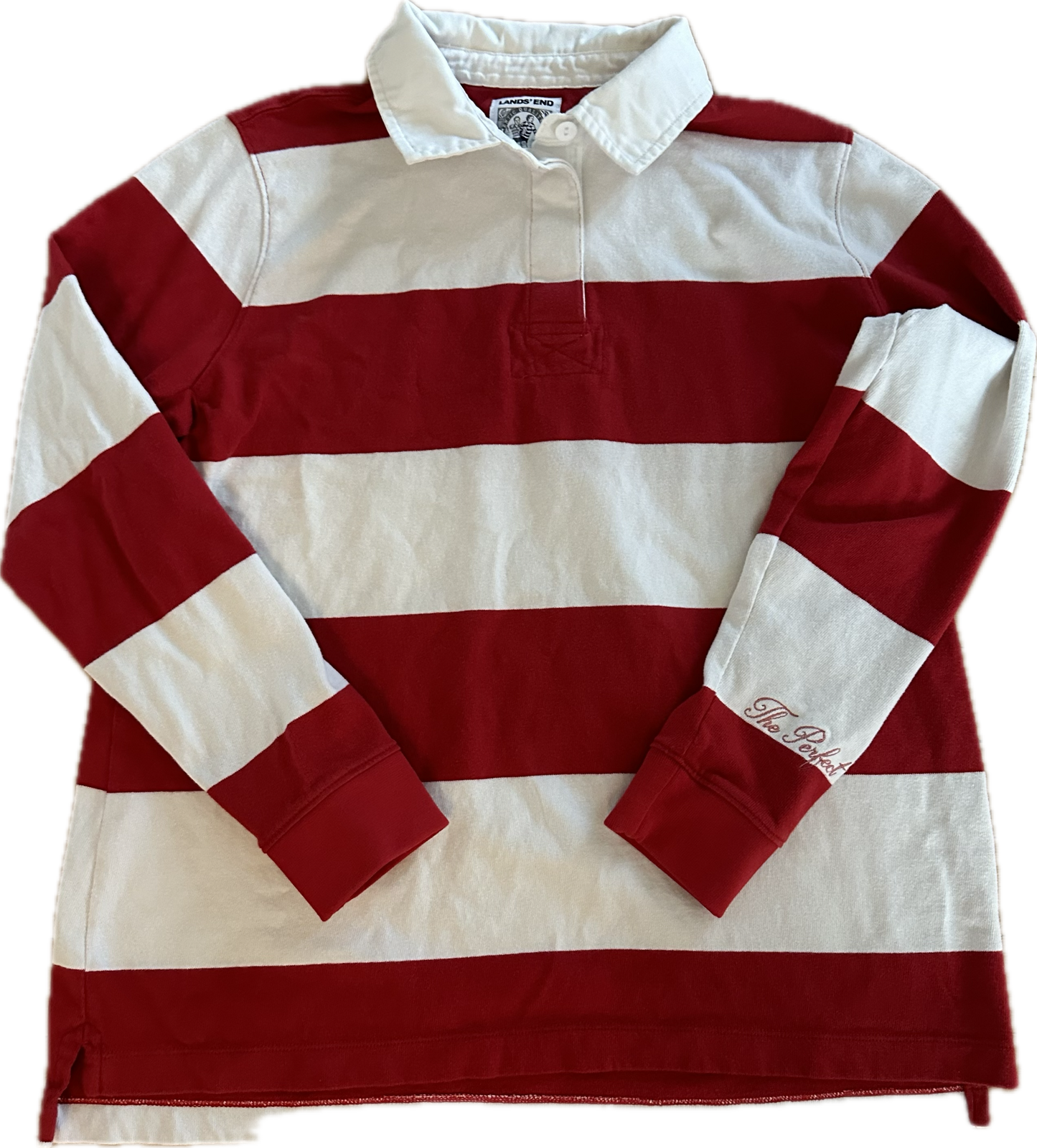 The Perfect Vintage Red and Ivory Rugby Shirt