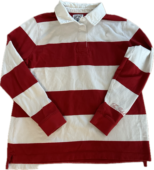 The Perfect Vintage Red and Ivory Rugby Shirt