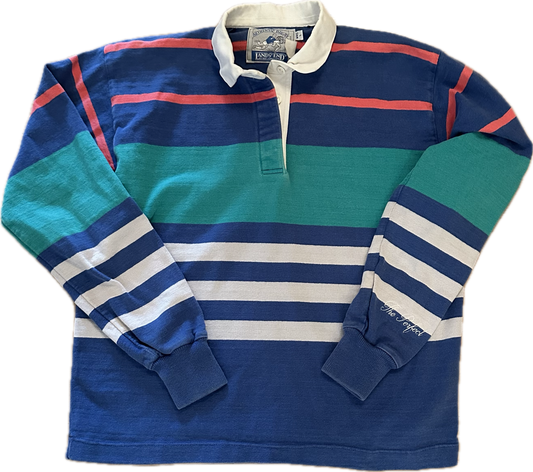 The Perfect Vintage Blue Multi Rugby Shirt
