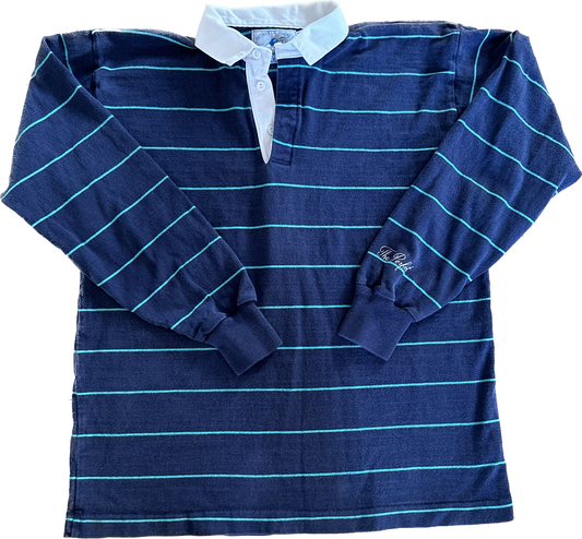 The Perfect Vintage Indigo Rugby Shirt