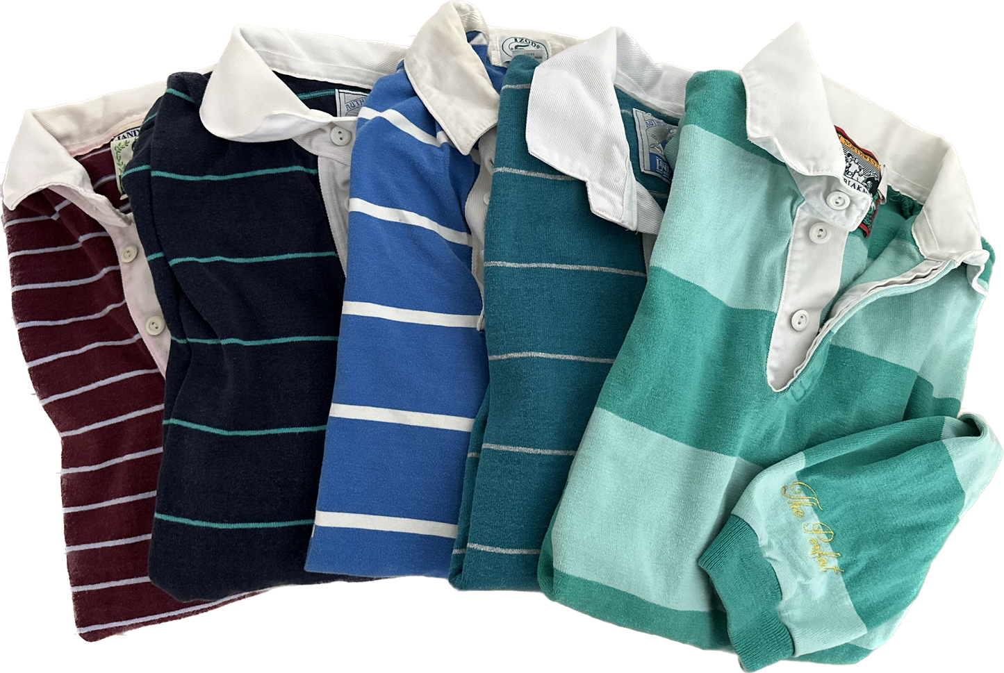 The Perfect Vintage Mint Green Rugby Shirt