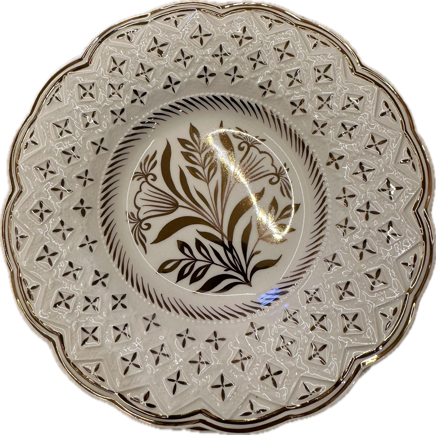Wedgwood Lustre Shallow Salad Bowls