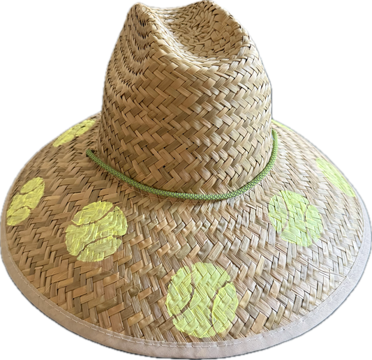 The Perfect Painted Tennis Ball Lifeguard Hat