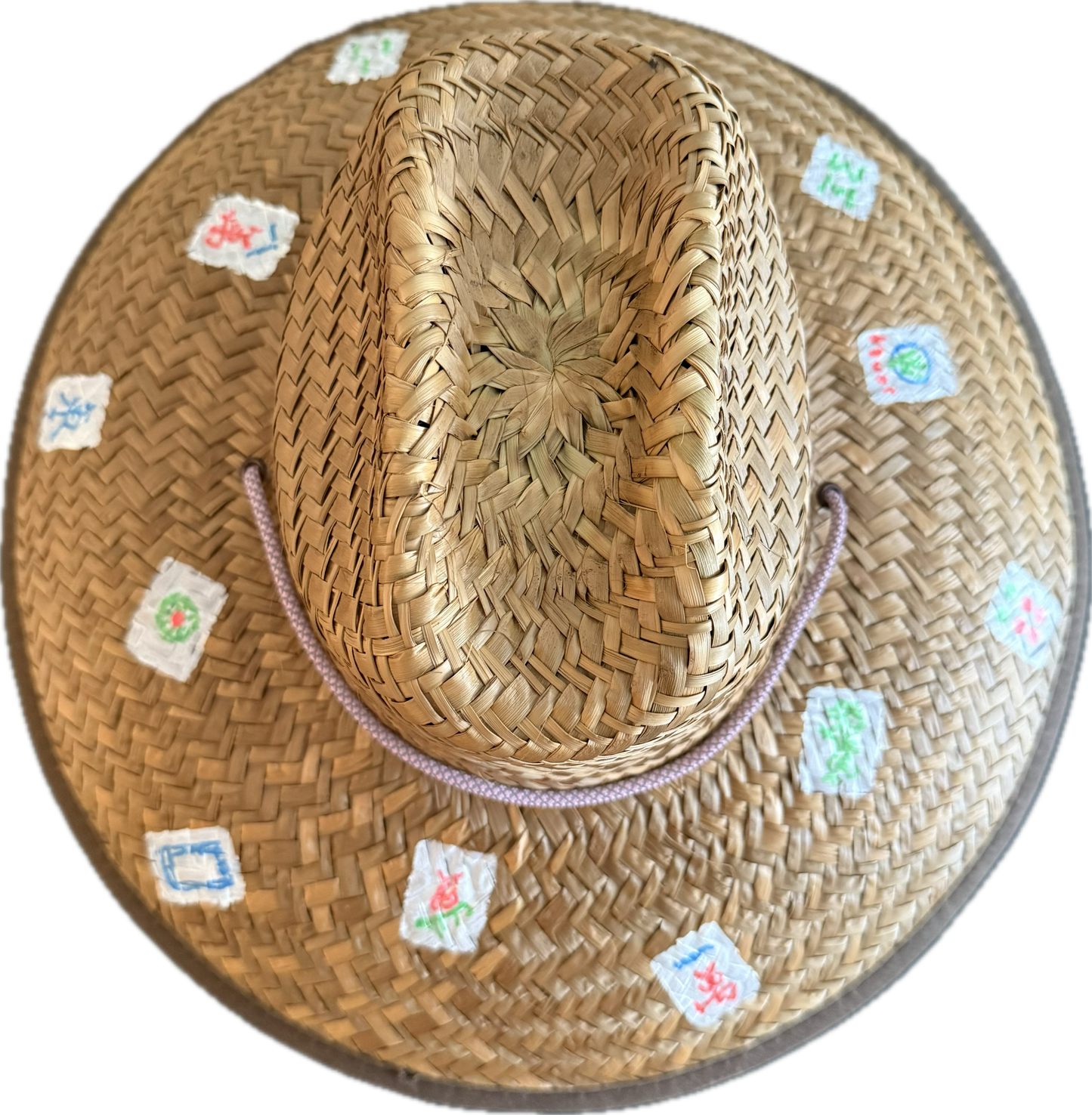 The Perfect Painted Mahj Tile Lifeguard Hat